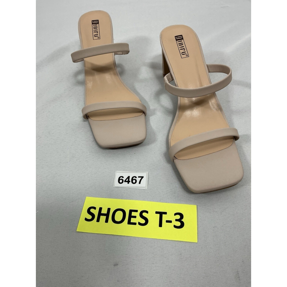 Womans NWOT Idifu Strappy Slipon Slide Sandals 9.5 Pink Block Heel Open Toe
